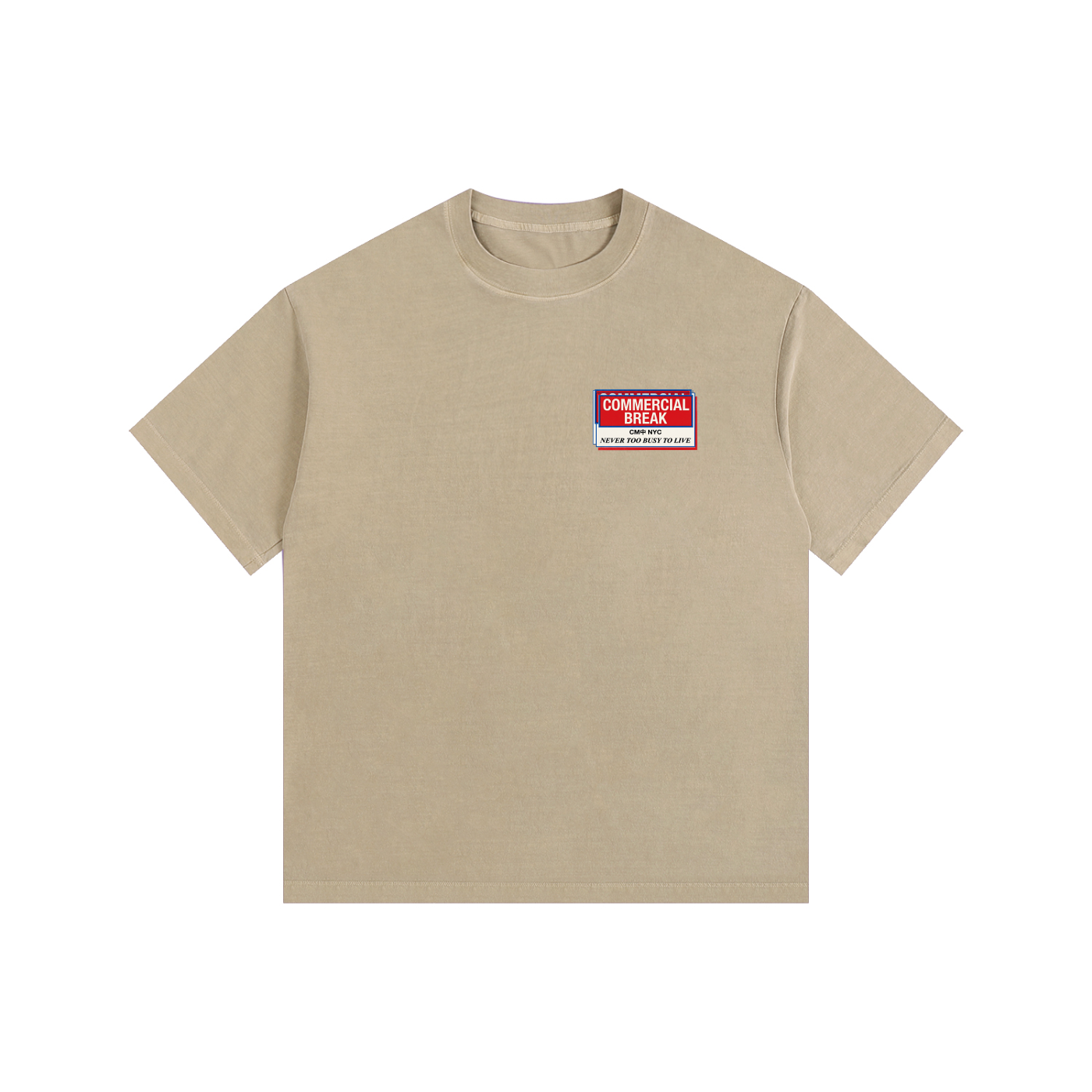 /// CB002 Vintage Washed Oversized Cotton T-Shirt