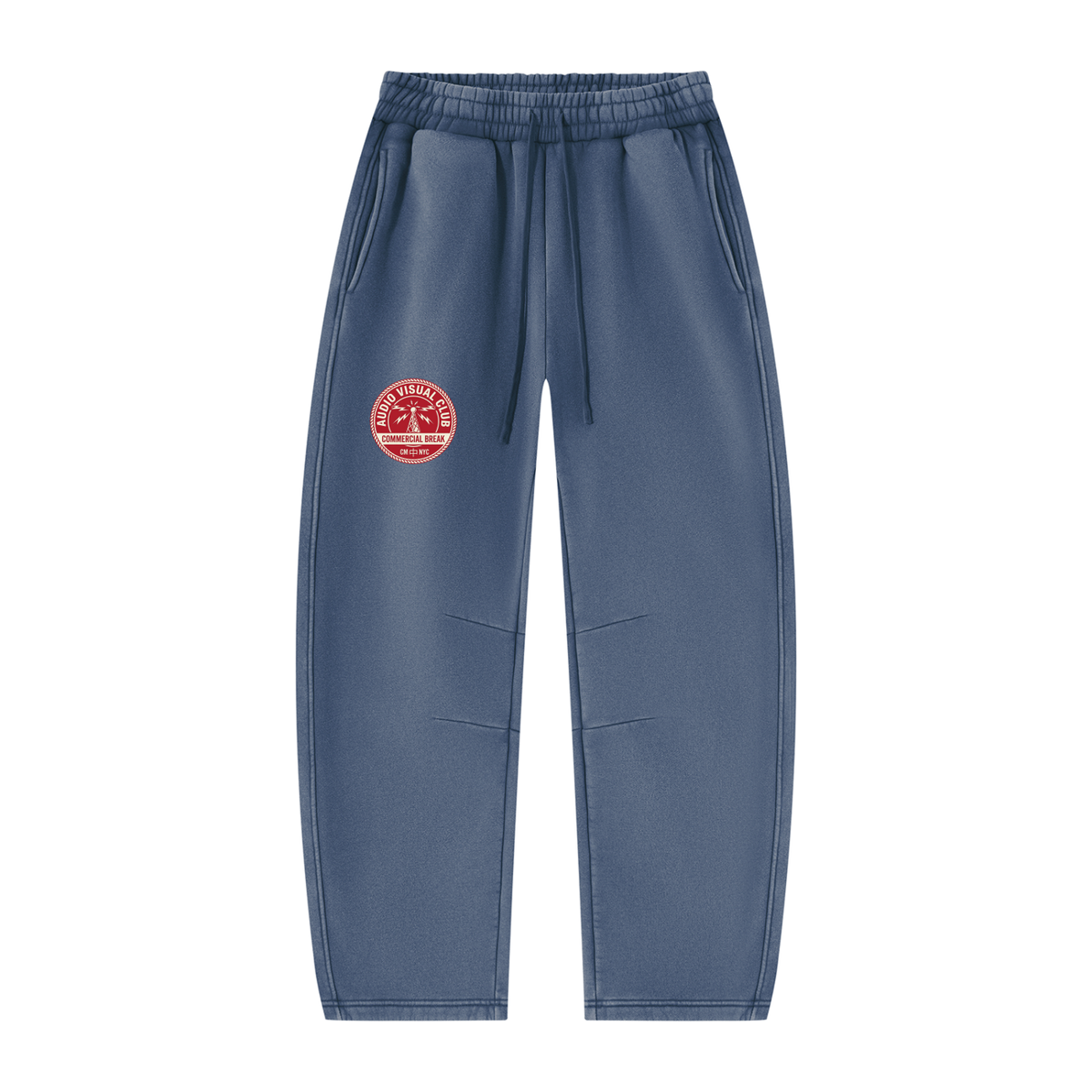 AV Club Vintage Wash Barrel Leg Fleece Sweatpants