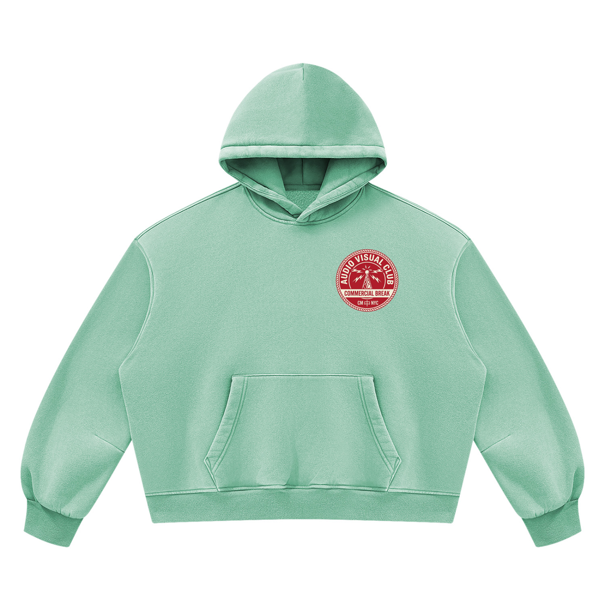 AV Club Vintage Wash Boxy Fleece Hoodie