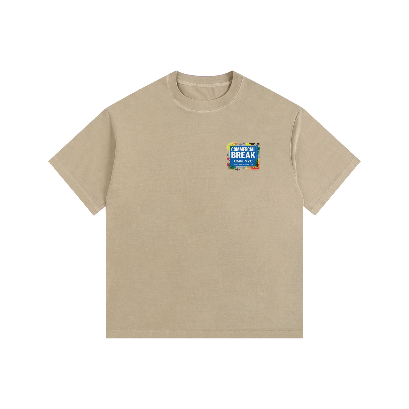 /// CB001 Vintage Washed Oversized T-Shirt