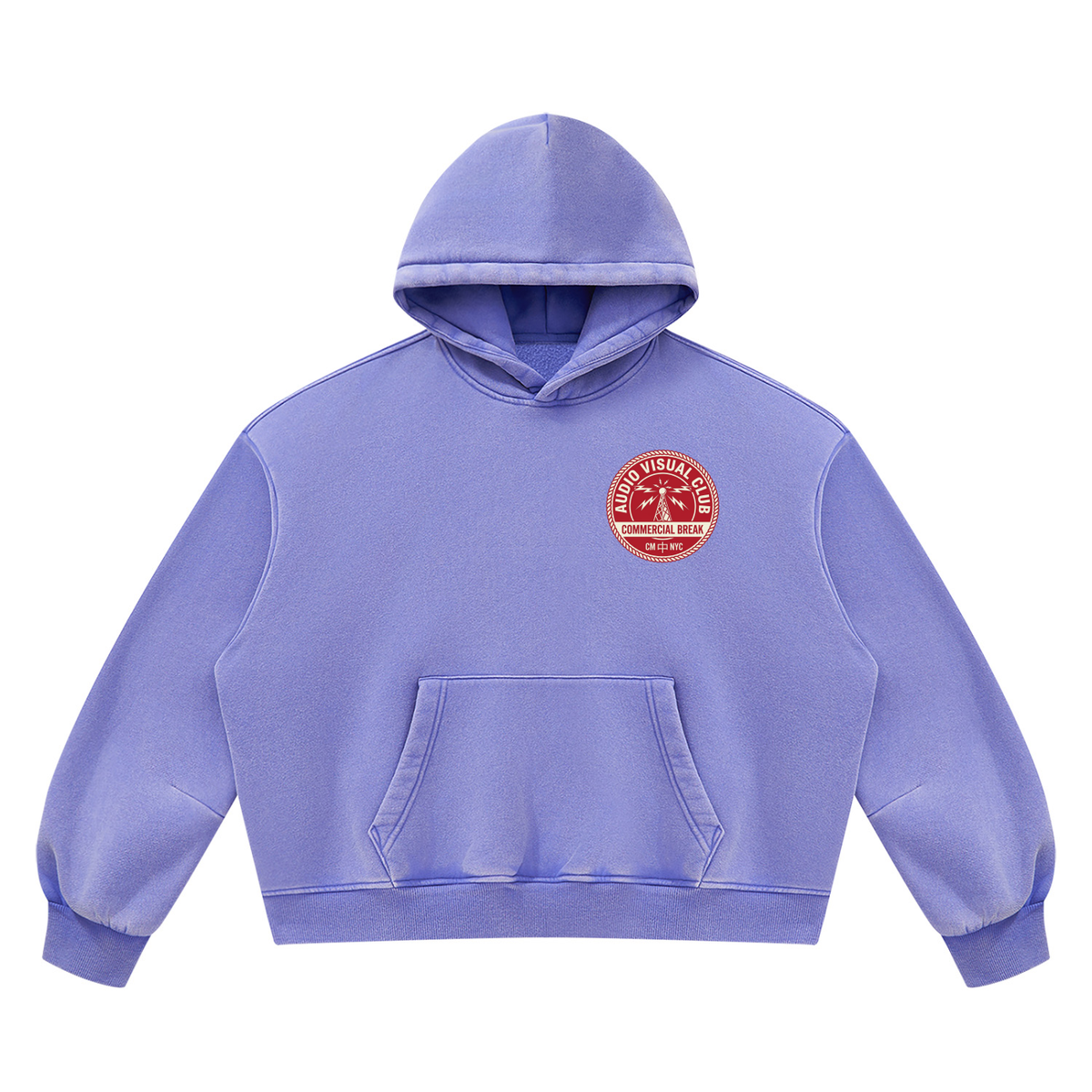 AV Club Vintage Wash Boxy Fleece Hoodie