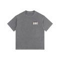 ///CB005 Vintage Washed Oversized Cotton T-Shirt