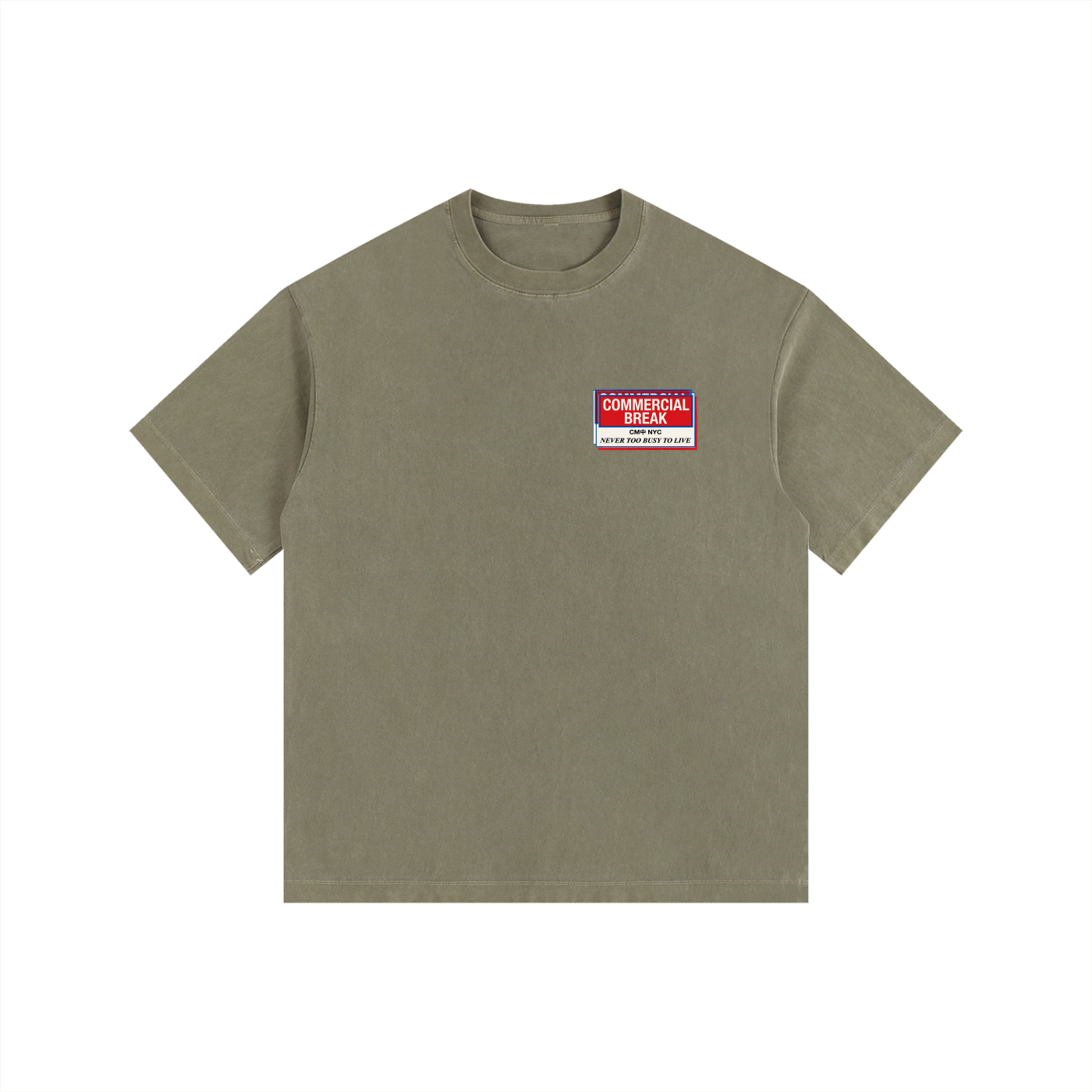 /// CB002 Vintage Washed Oversized Cotton T-Shirt