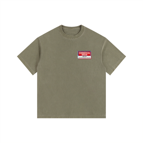 /// CB002 Vintage Washed Oversized Cotton T-Shirt