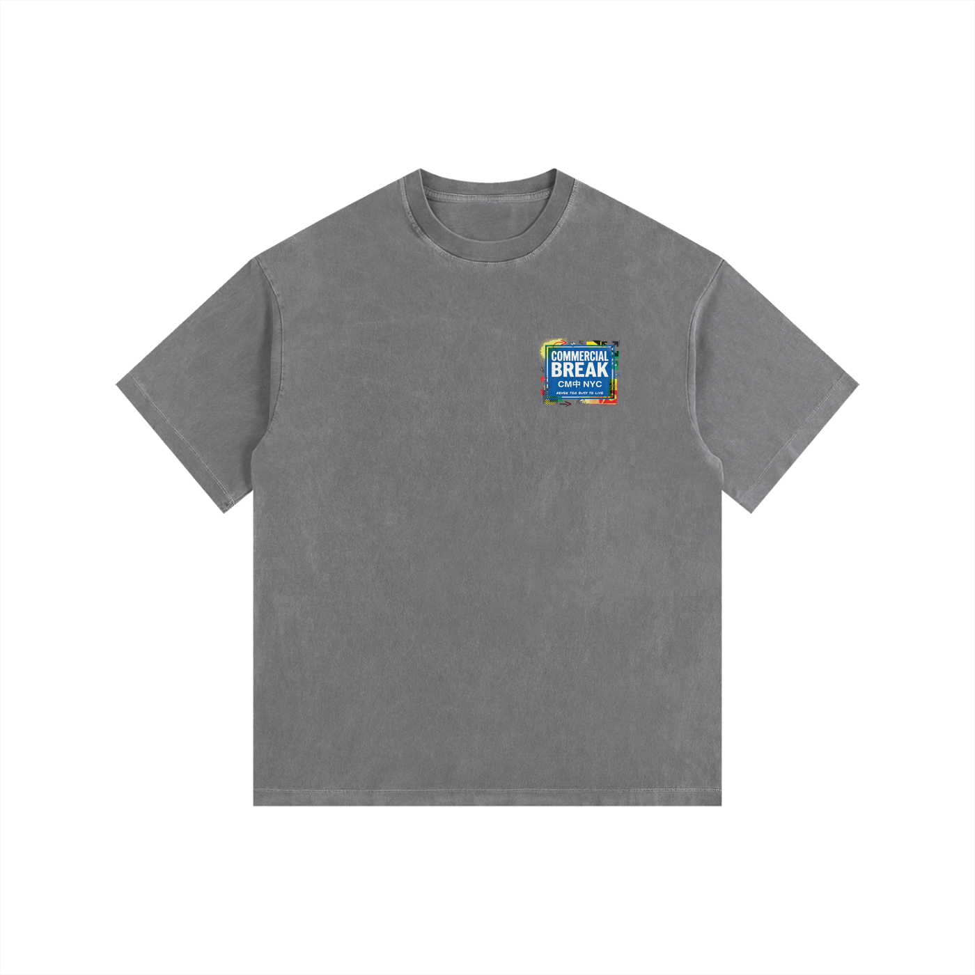 /// CB001 Vintage Washed Oversized T-Shirt