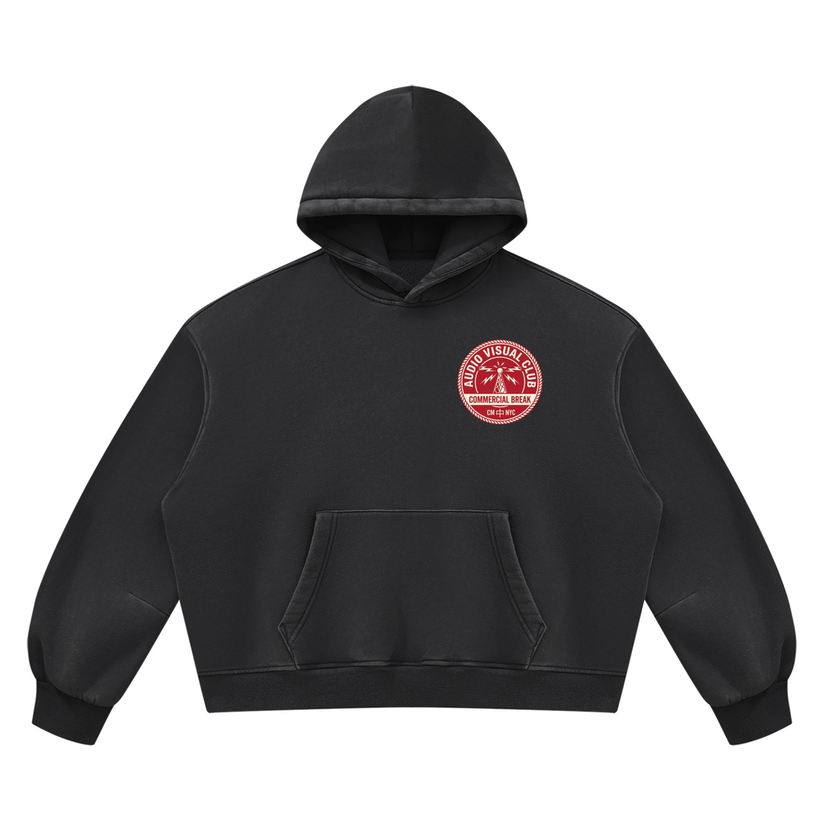 AV Club Vintage Wash Boxy Fleece Hoodie