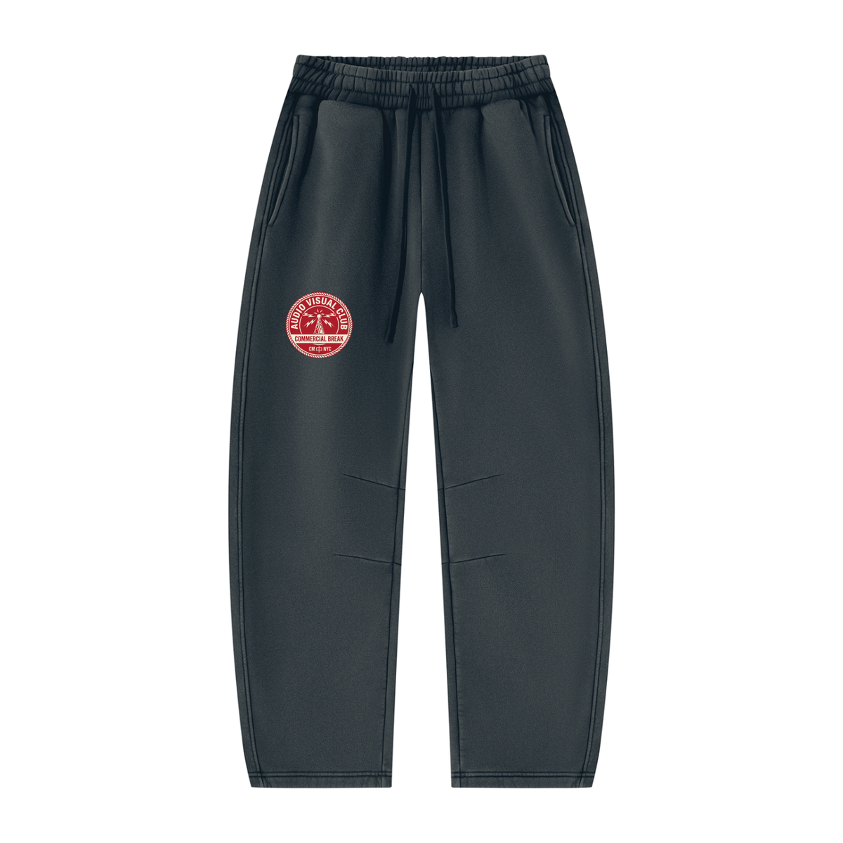 AV Club Vintage Wash Barrel Leg Fleece Sweatpants