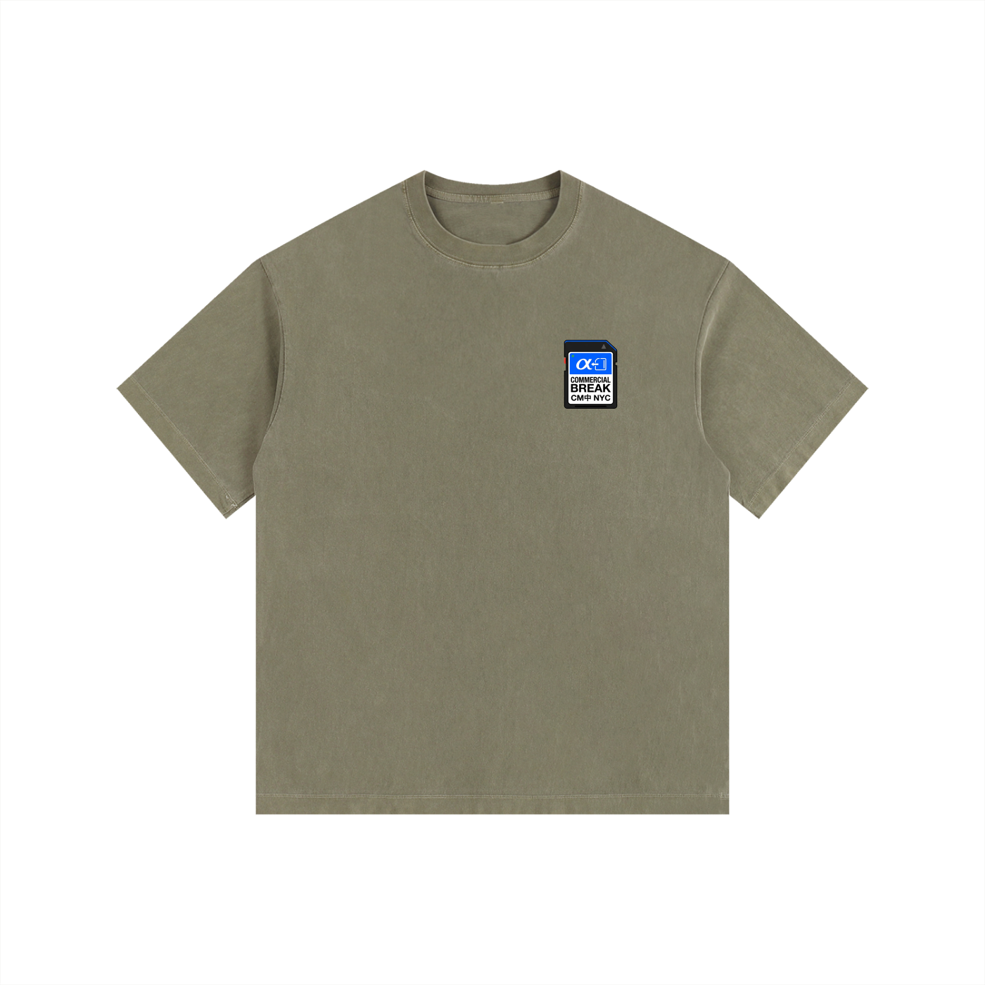 ///CB006 Vintage Washed Oversized Cotton T-Shirt