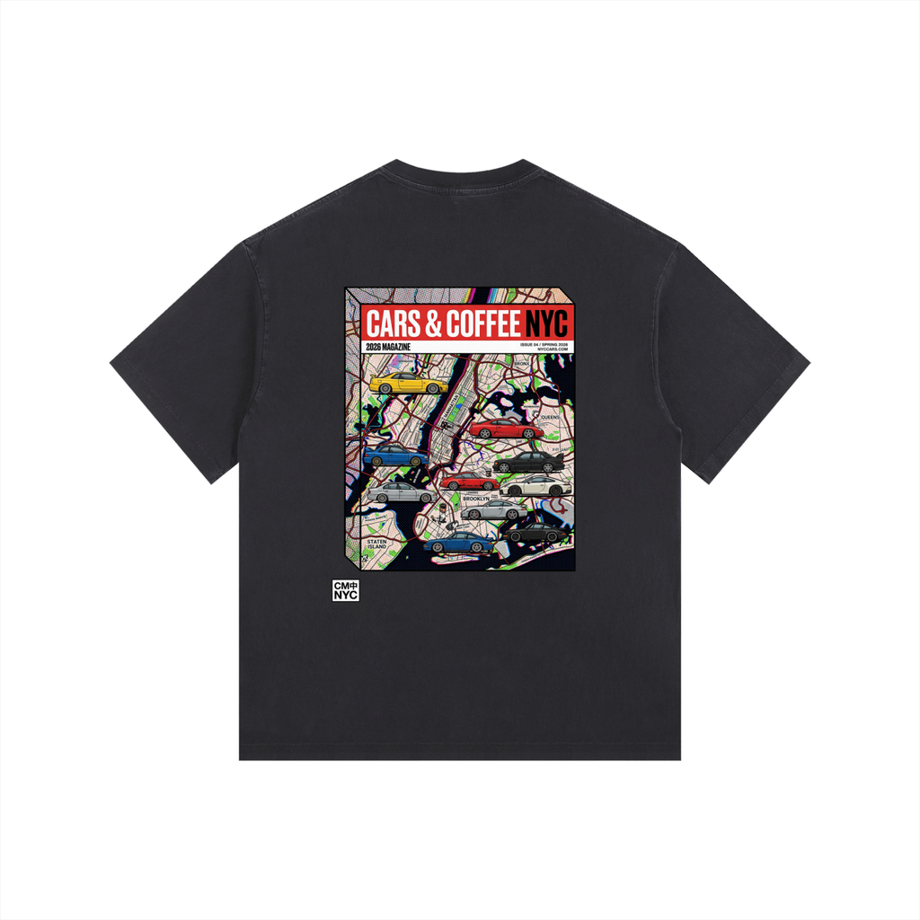 ///CB004 Vintage Washed Oversized Cotton T-Shirt