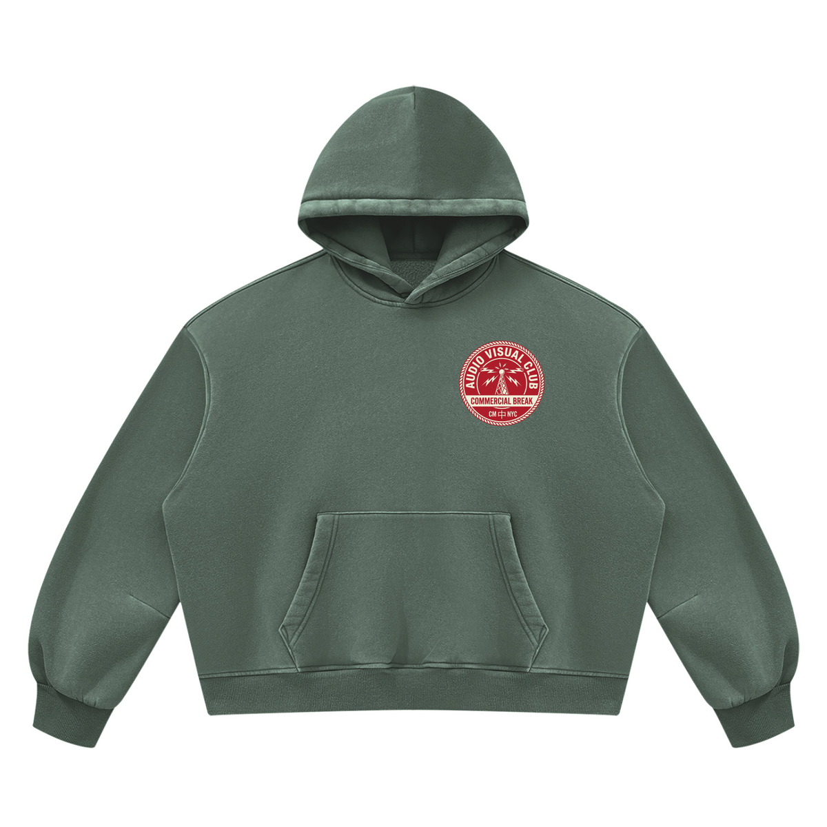 AV Club Vintage Wash Boxy Fleece Hoodie