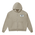 Workers' Mineral Wash Boxy Full Zip Hoodie