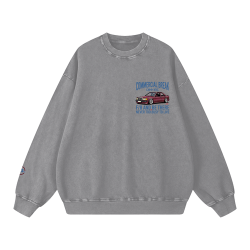 190E Snow Washed Oversized Sweatshirt