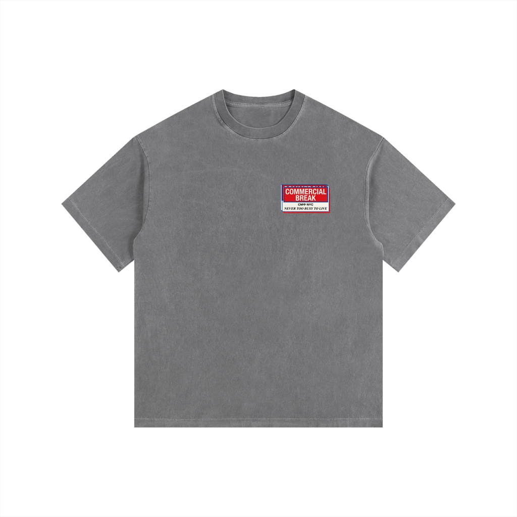 /// CB002 Vintage Washed Oversized Cotton T-Shirt