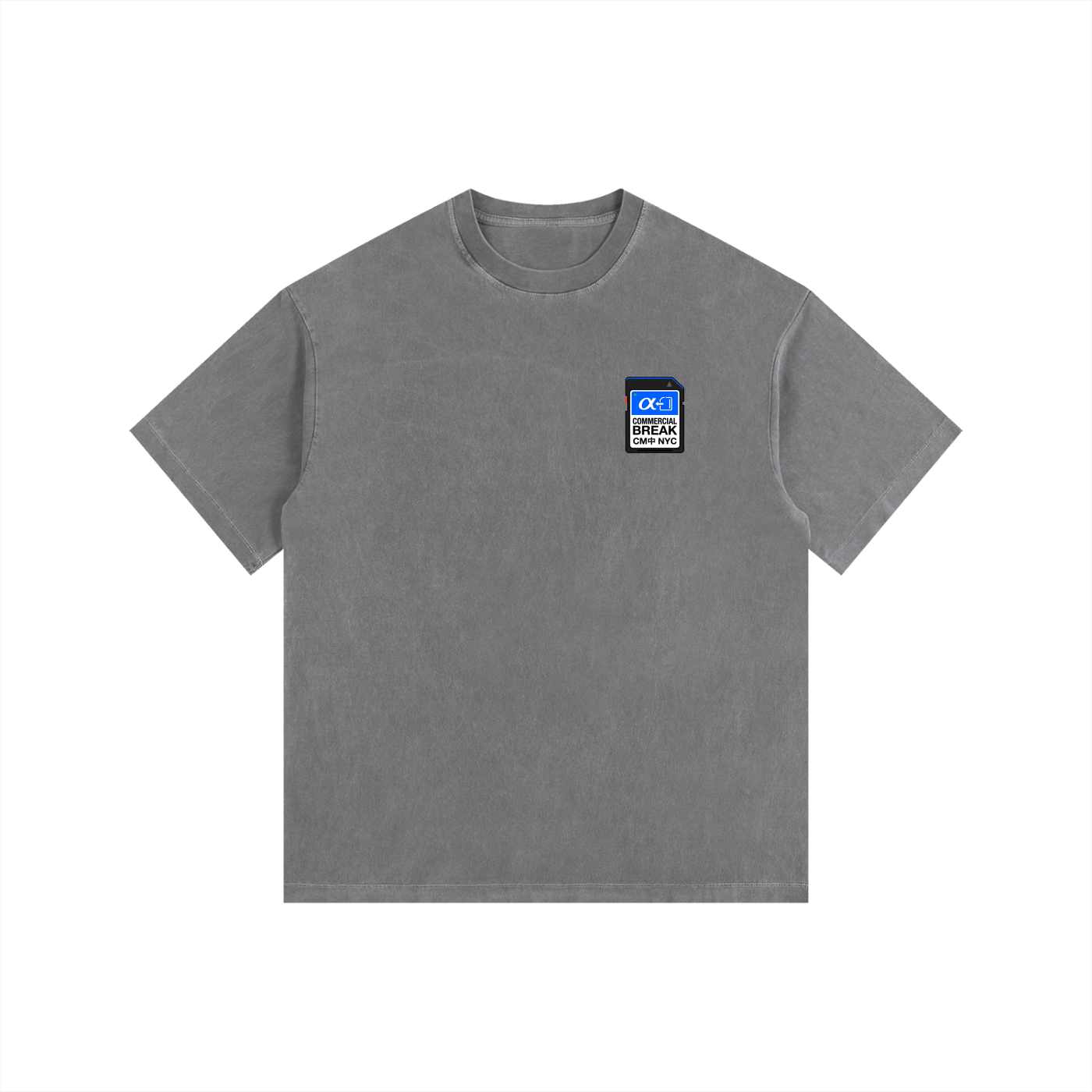 ///CB006 Vintage Washed Oversized Cotton T-Shirt