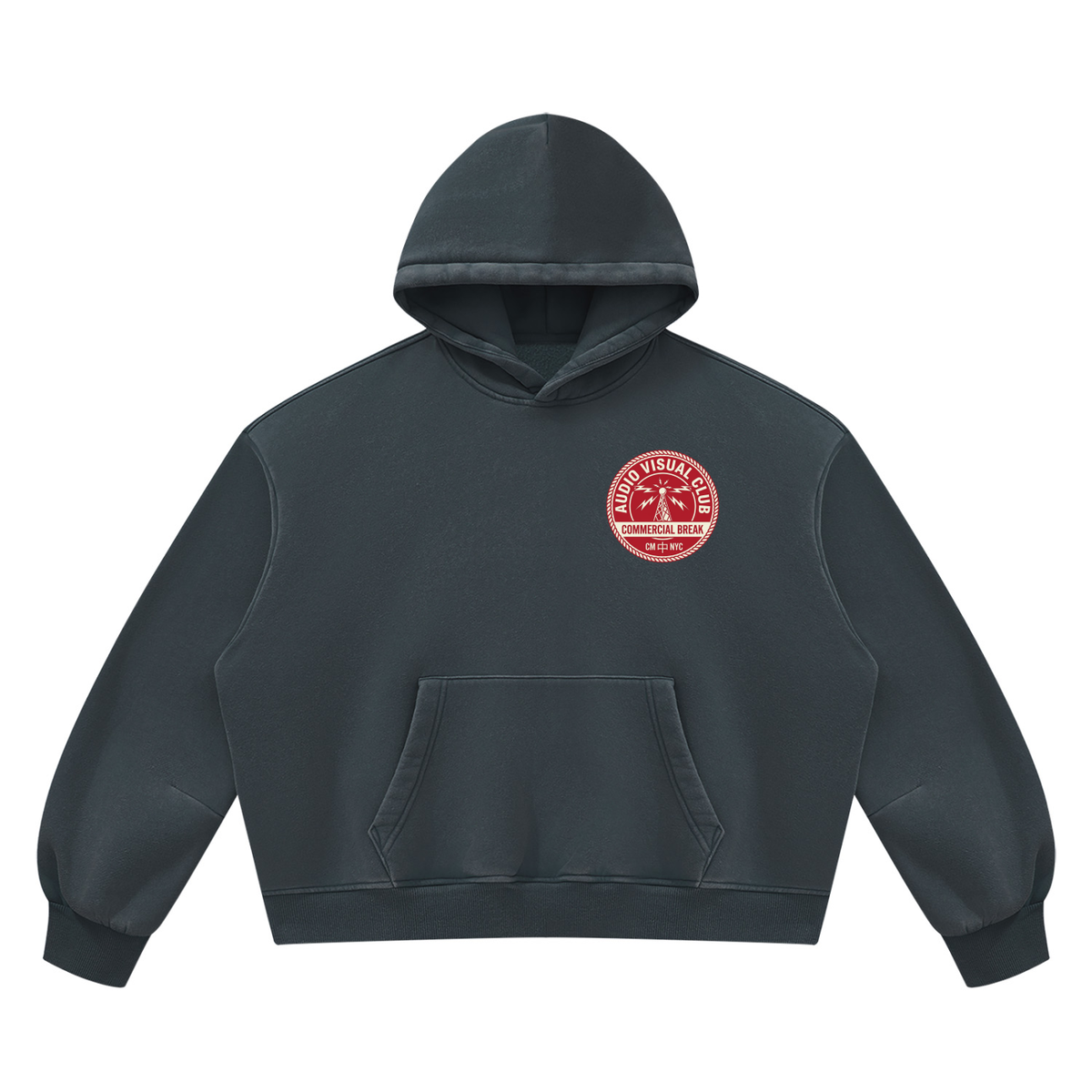 AV Club Vintage Wash Boxy Fleece Hoodie