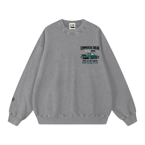 911 Snow Washed Oversized Sweatshirt