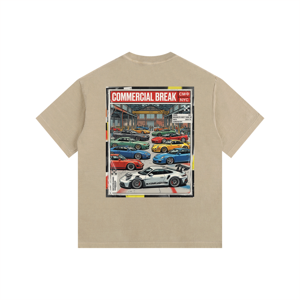 /// CB002 Vintage Washed Oversized Cotton T-Shirt