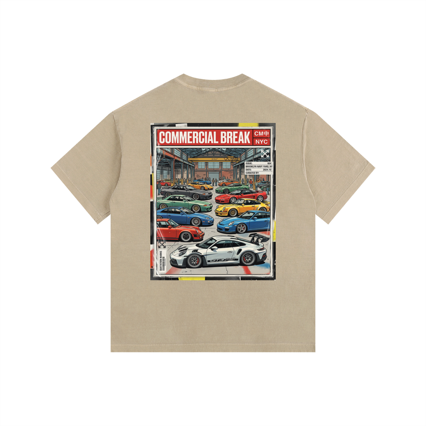 /// CB002 Vintage Washed Oversized Cotton T-Shirt