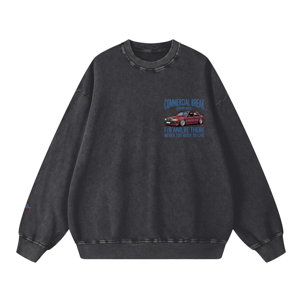 190E Snow Washed Oversized Sweatshirt