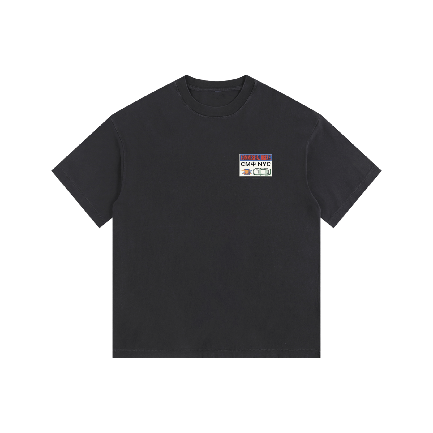 ///CB005 Vintage Washed Oversized Cotton T-Shirt