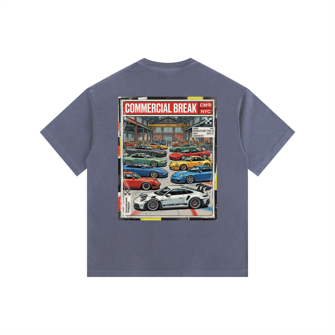 /// CB002 Vintage Washed Oversized Cotton T-Shirt