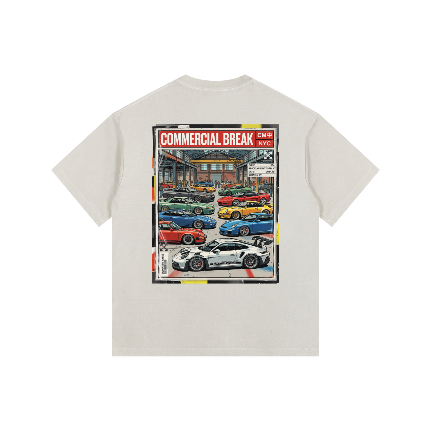 /// CB002 Vintage Washed Oversized Cotton T-Shirt