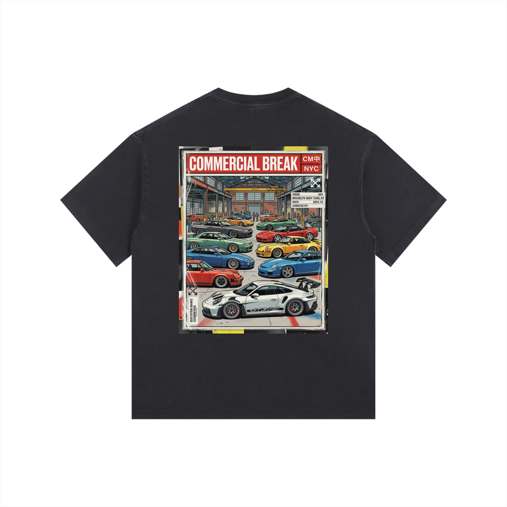 /// CB002 Vintage Washed Oversized Cotton T-Shirt