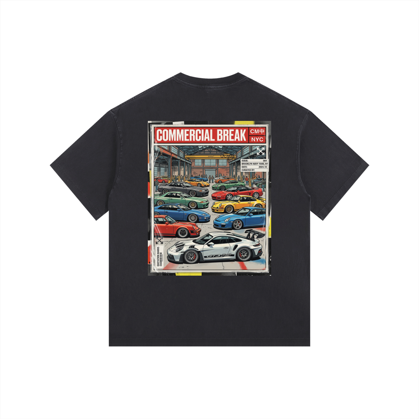 /// CB002 Vintage Washed Oversized Cotton T-Shirt