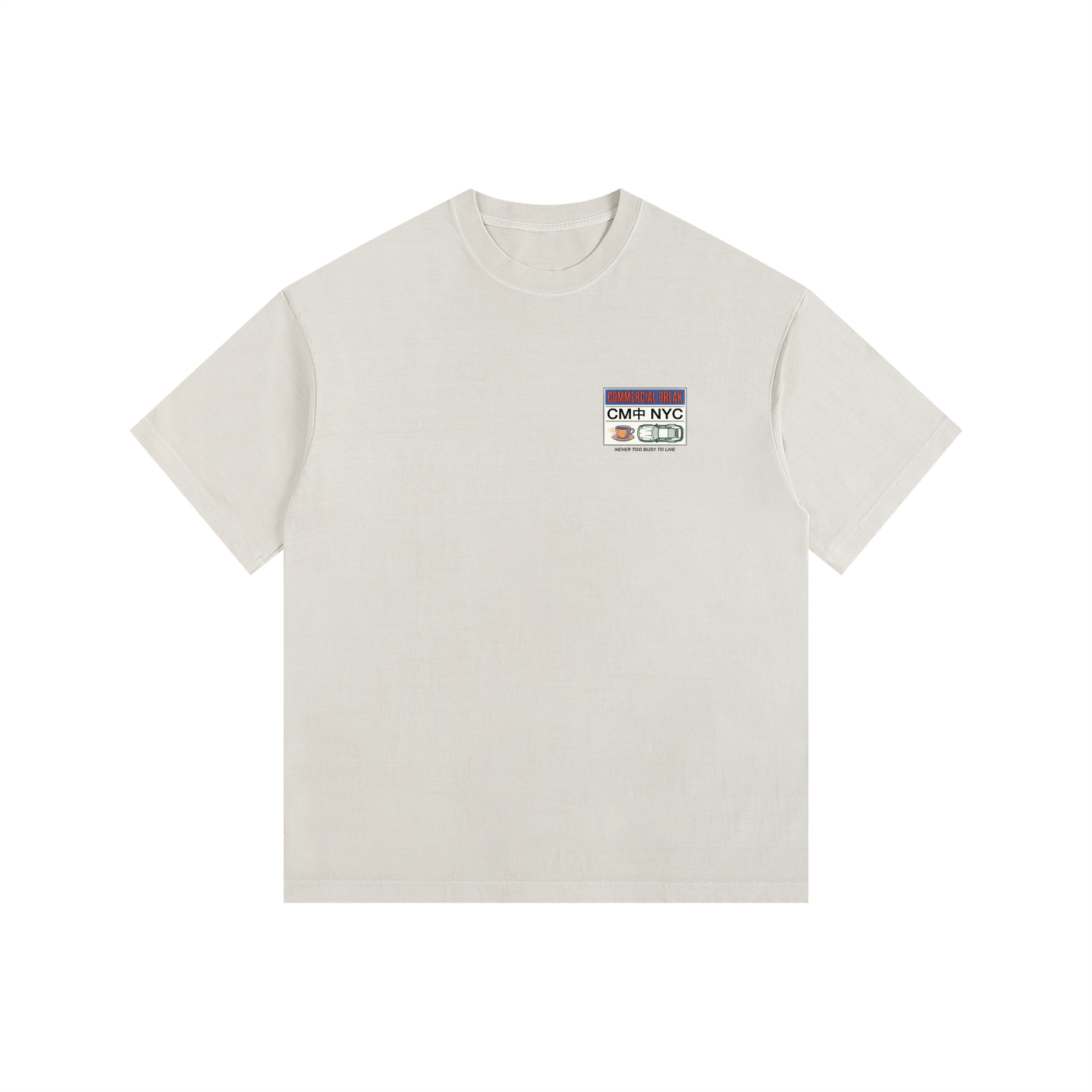 ///CB005 Vintage Washed Oversized Cotton T-Shirt