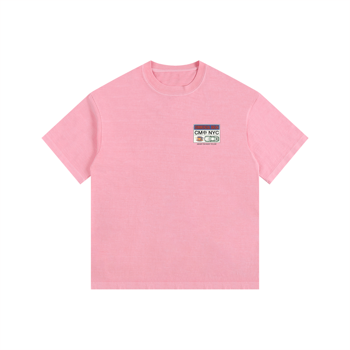 ///CB005 Vintage Washed Oversized Cotton T-Shirt