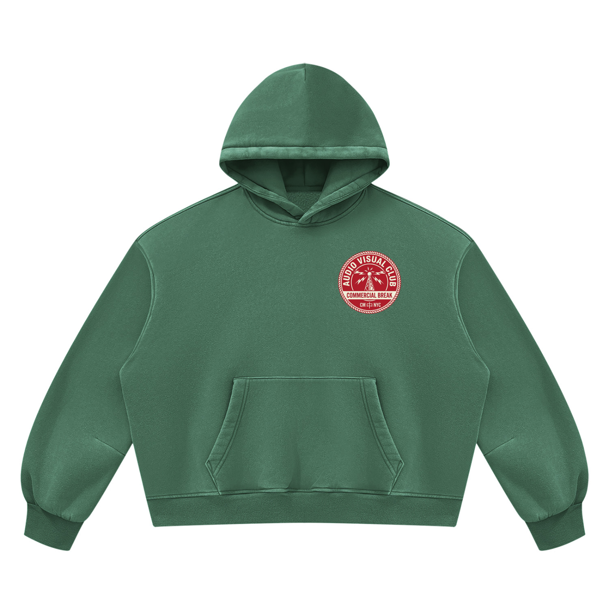 AV Club Vintage Wash Boxy Fleece Hoodie