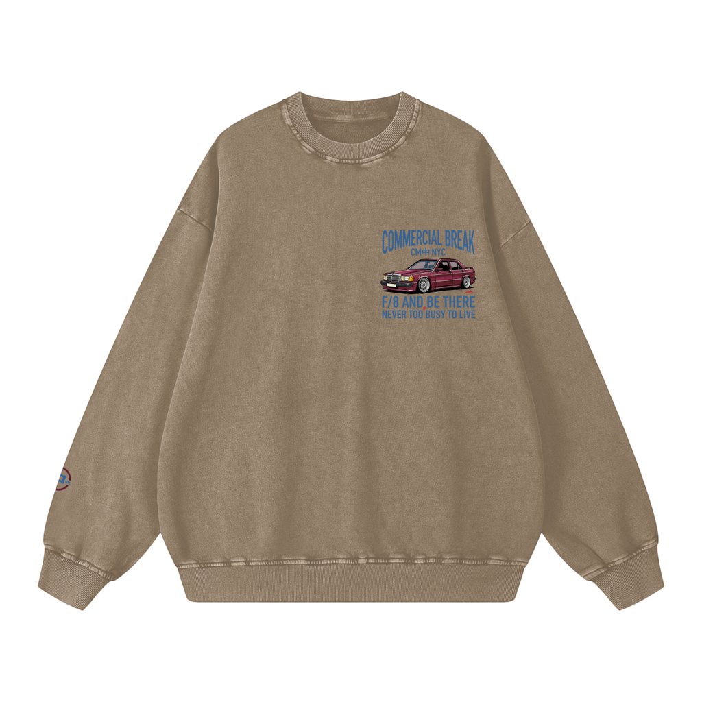 190E Snow Washed Oversized Sweatshirt