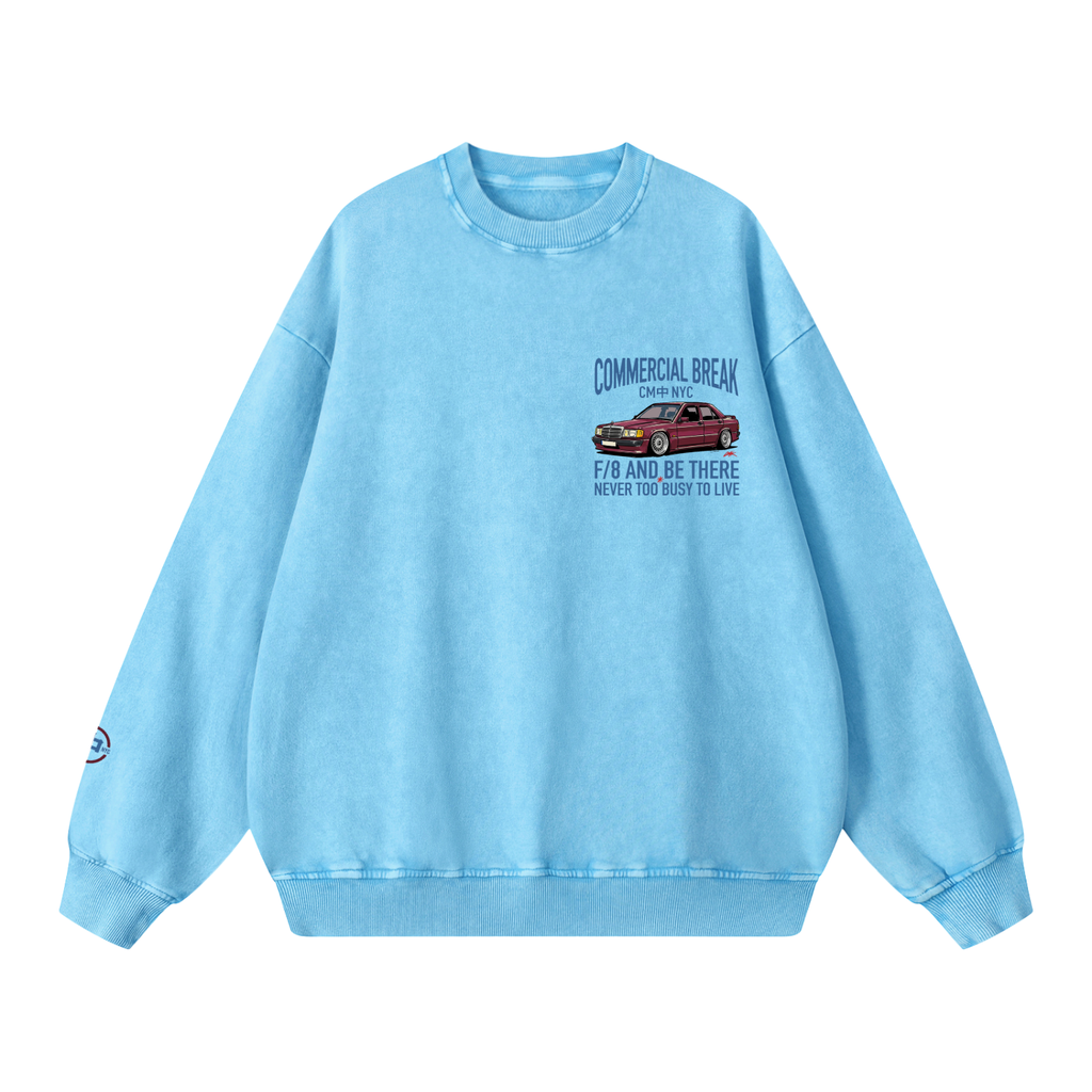 190E Snow Washed Oversized Sweatshirt