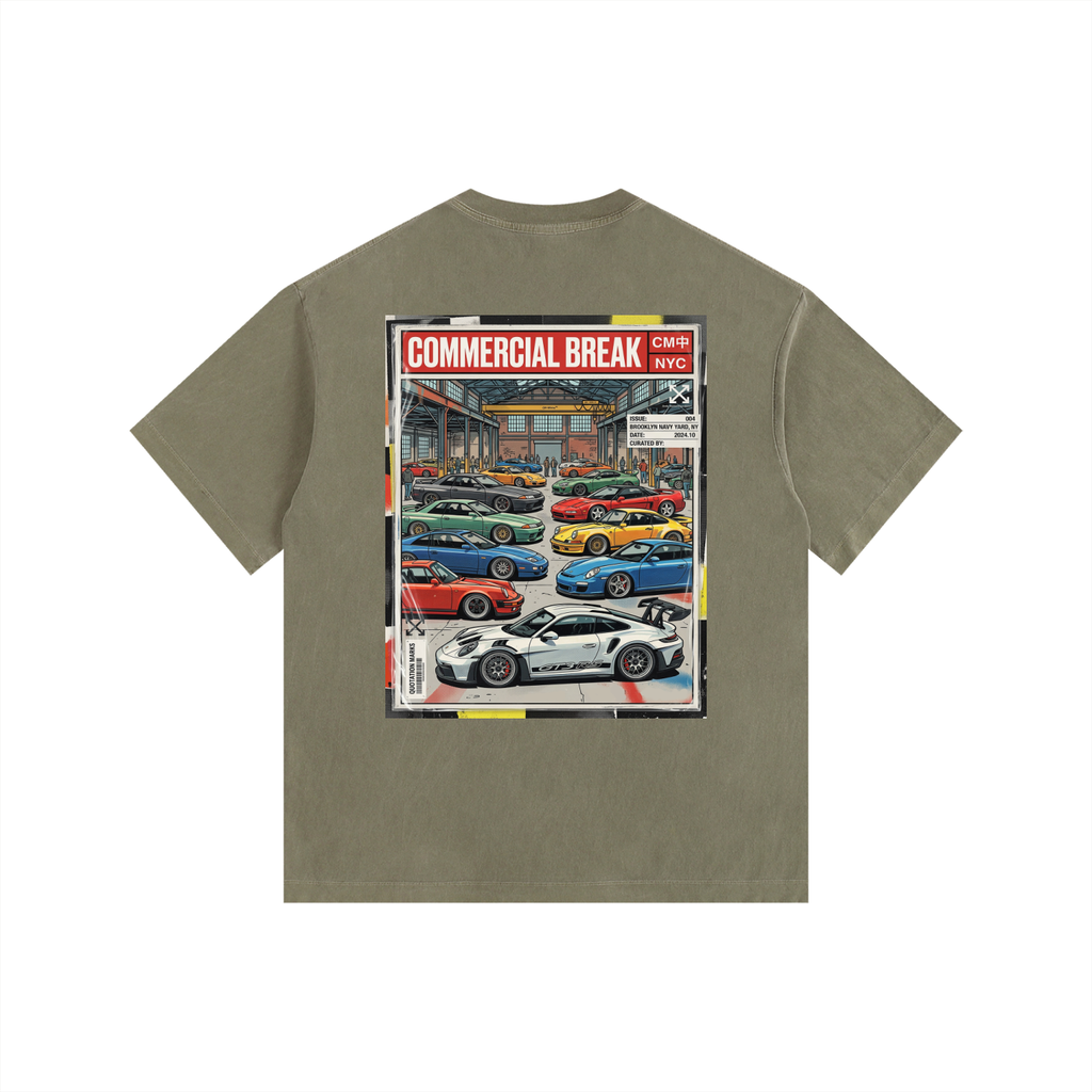 /// CB002 Vintage Washed Oversized Cotton T-Shirt