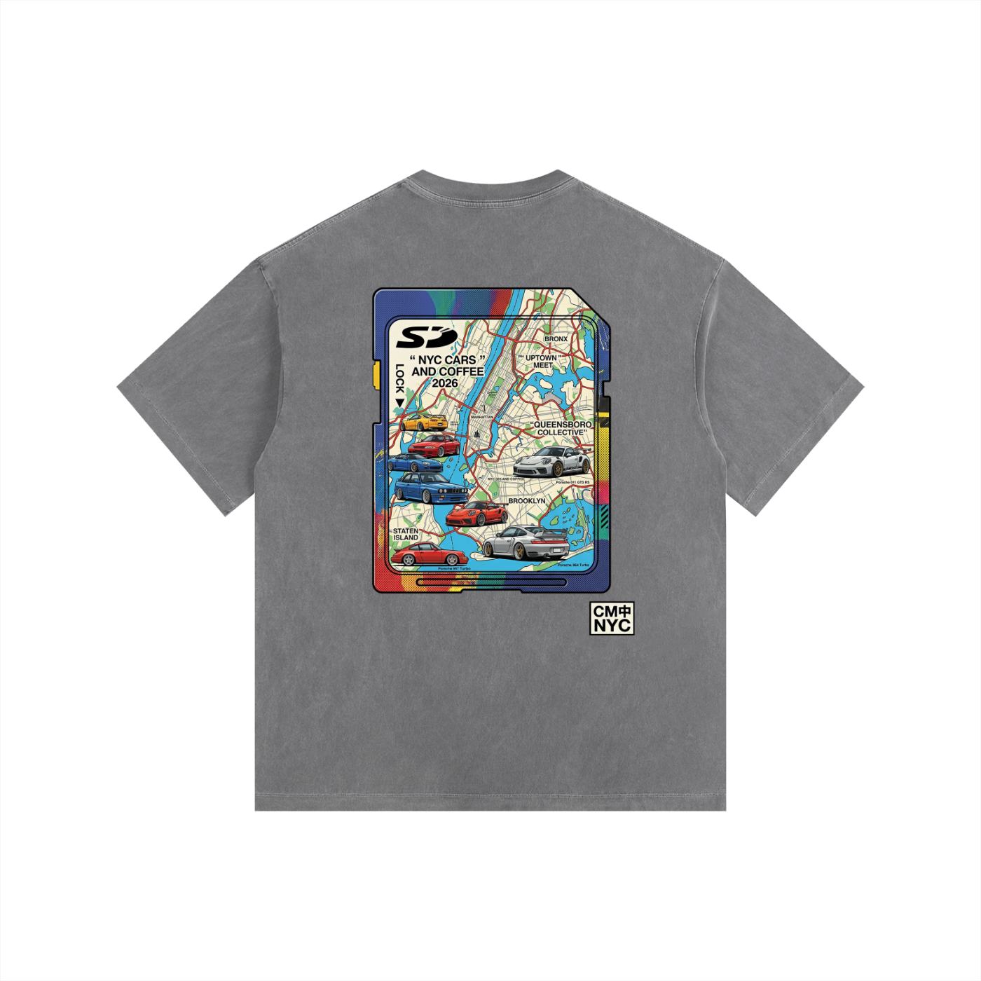 /// CB001 Vintage Washed Oversized T-Shirt