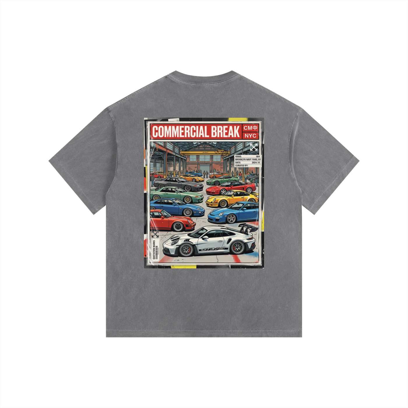 /// CB002 Vintage Washed Oversized Cotton T-Shirt