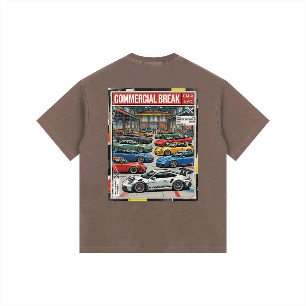 /// CB002 Vintage Washed Oversized Cotton T-Shirt