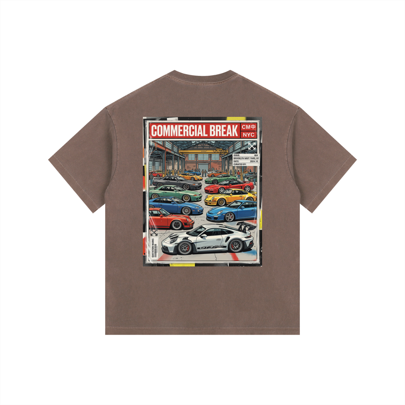 /// CB002 Vintage Washed Oversized Cotton T-Shirt