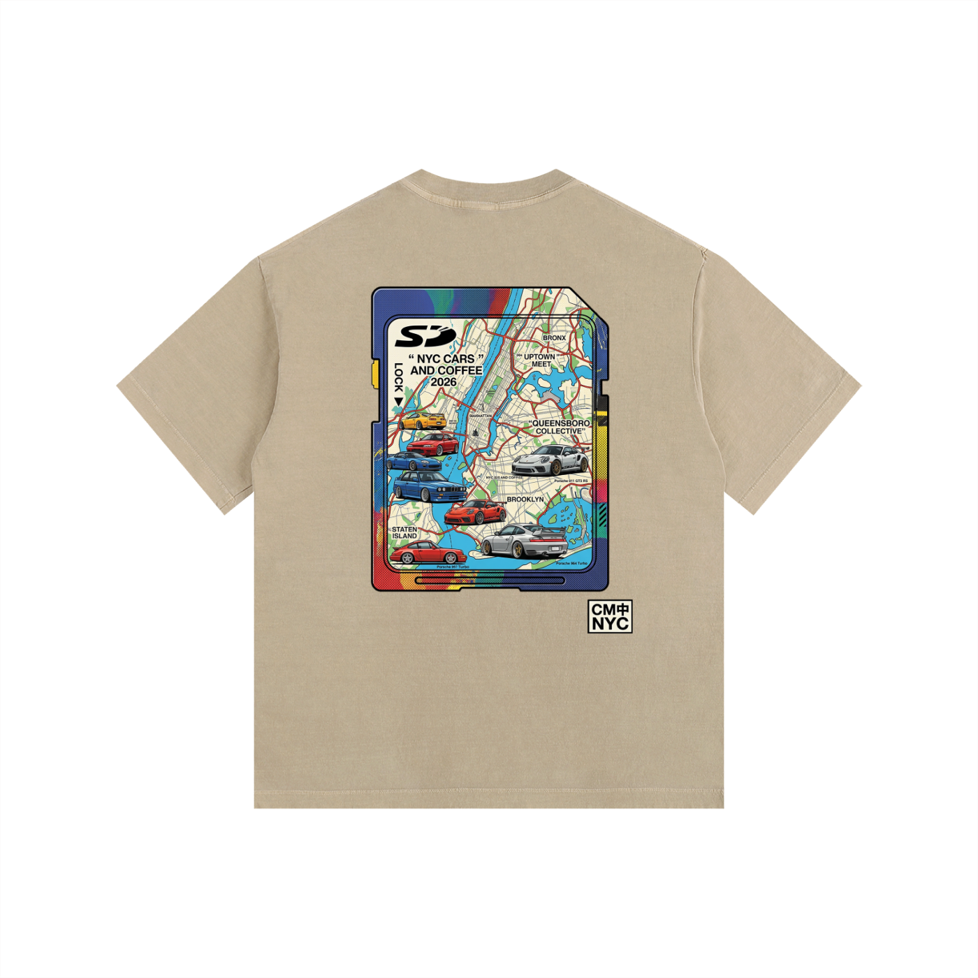 /// CB001 Vintage Washed Oversized T-Shirt