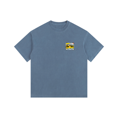 ///CB003 Vintage Washed Oversized Cotton T-Shirt