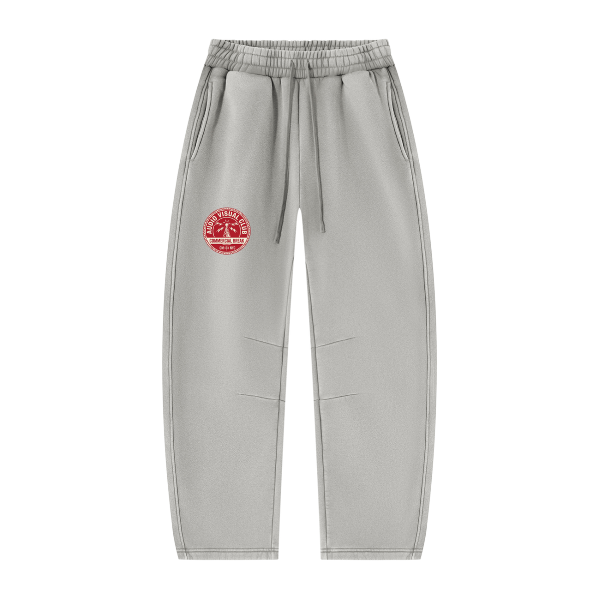 AV Club Vintage Wash Barrel Leg Fleece Sweatpants