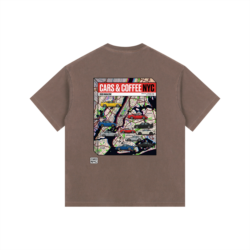 ///CB004 Vintage Washed Oversized Cotton T-Shirt