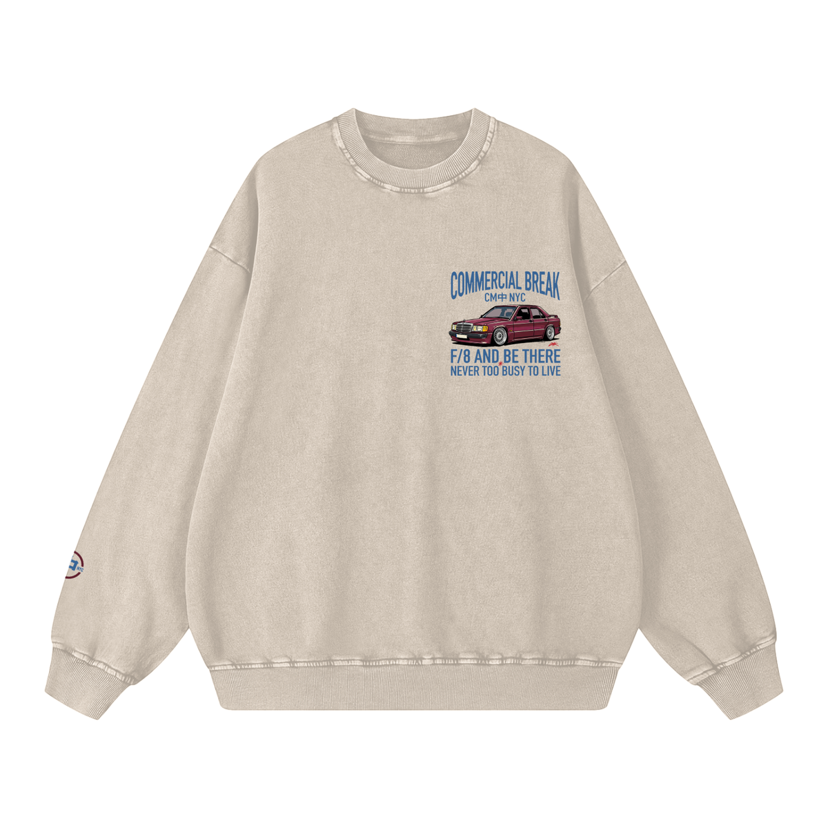 190E Snow Washed Oversized Sweatshirt